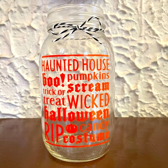 Halloween mason jar with quotes - Picture 1 of 1